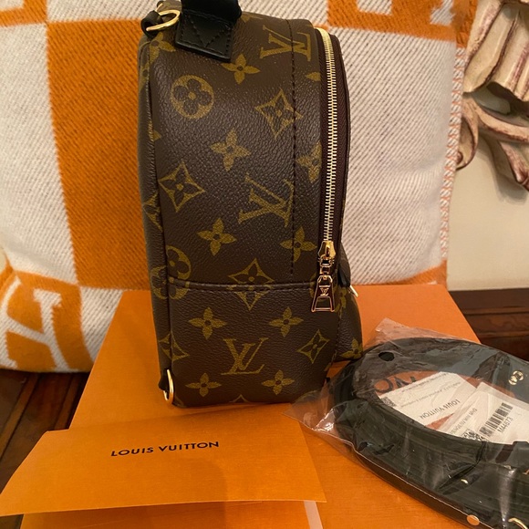 NEW ! PALM SPRINGS MINI MONOGRAM BACKPACK - Picture 4 of 7